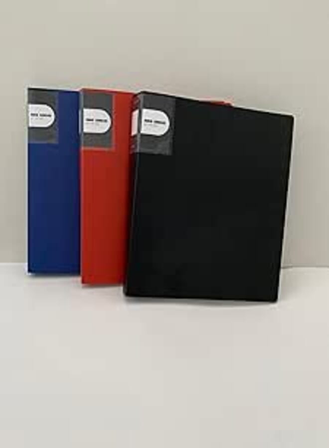 Clever 2-Ring D-Shaped Ring Binder, 1/2-Inch Size